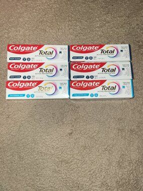Colgate Total Toothpaste 6 Tubes Total New Unopened